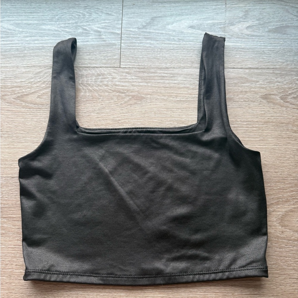 Classic Black Women's Crop Top